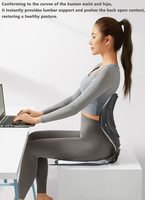 Siège ergonomique de correction de posture de qualité supérieure pour chaise de bureau, support lombaire portable pour soulager les douleurs du bas du dos