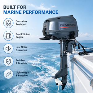 Moteur hors-bord 212cc 9,8 CV 4 temps SOHC avec allumage <span class=keywords><strong>CDI</strong></span> et carburateur pour bateaux pneumatiques - Product Image 6