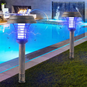 Lámpara Solar de Jardín LED, Mata Mosquitos, Impermeable, para Exteriores, Césped, Patio - Product Image 1