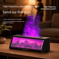 Diffuseur d'arômes de cheminée de bureau, nouveau, vente en gros d'usine, diffuseur de flamme commercial pour la maison, humidificateur à ultrasons, brume
