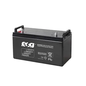 ESG 12ボルト120卸売価格ディープサイクル120ahソーラーホームシステムバッテリージェルバッテリー