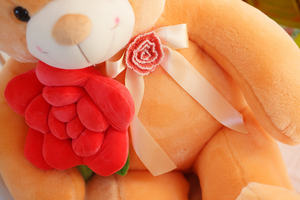 Orsacchiotto di Peluche con Rosa all'Ingrosso Miglior Regalo per San Valentino Orsacchiotto <span class=keywords><strong>che</strong></span> Abbraccia una Rosa Giocattolo di Peluche Personalizzabile in Dimensioni e Colore - Product Image 5