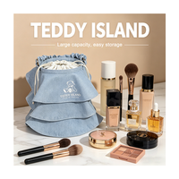 Sac seau à volants personnalisé en gros TEDDY ISLAND pour femme, sac à cordon, sac à bandoulière pour les sorties quotidiennes et les rendez-vous