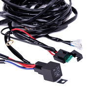 Faisceau de câblage noir pour barre lumineuse LED, interrupteur combiné, interrupteur à bascule laser ON-OFF, relais 30A, fusible neuf pour voiture