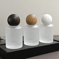 ODM OEM Botellas de Perfume Cilíndricas Mate Esmeriladas de 30ml/50ml/100ml con Logotipo Impreso en Serigrafía
