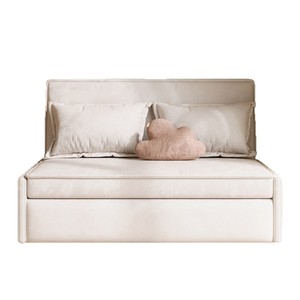 Foldable <b>Sofa</b> <b>Bed</b> Dual Use Multifunctional Pull Out Design <b>Single</b> Double Size For Small Living Room Study Bedroom Home Furniture - Product Image 4