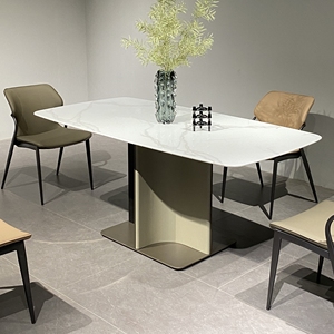 Nordic moderna sala da pranzo set di marmo girevole <span class=keywords><strong>tavolo</strong></span> da pranzo Dia.135 e <span class=keywords><strong>150</strong></span> Villa rotonda Food Desk con una pigra Susan - Product Image 6