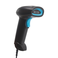 Lecteur de codes-barres 1D portable RS232/USB/COM avec fonctionnalité QR Code pour entrepôt, bureau et supermarché - En stock