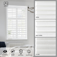 Moteur de télécommande pour stores Shangri-La, fabricant de stores motorisés intelligents pour chambre à coucher, traitement des fenêtres, tissu voile électrique, protection UV