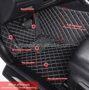 Alfombras de cuero para coche personalizadas 5D, alfombrillas impermeables para coche para <span class=keywords><strong>Toyota</strong></span> - Product Image 4