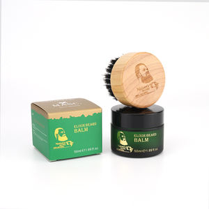 Brosse à <span class=keywords><strong>barbe</strong></span> OEM + huile quotidienne et de nuit + baume pour hommes, soins coiffants, brillance et douceur, cadeaux de voyage, ensemble de soins de <span class=keywords><strong>barbe</strong></span> - Product Image 5