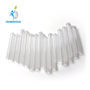 Tubo de prueba de vidrio de borosilicato, tubo de cultivo de vidrio liso transparente para <span class=keywords><strong>laboratorio</strong></span> - Product Image 1