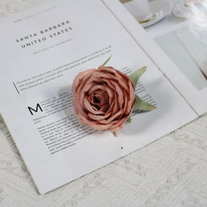 ดอกไม้ประดิษฐ์ ดอกกุหลาบวินเทจ ดอกกุหลาบชาใหม่ ดอกไม้ผ้าไหม ขายส่ง ดอกคามิลเลีย ดอกกุหลาบ ฉากหลังงานแต่งงาน ของตกแต่งนุ่มนวล ศิลปะดอกไม้ - Product Image 6