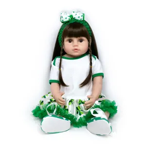 Lifereborn nouveau design 22 pouces doux vinyle silicone corps bébés poupée fille boneca réaliste Reborn poupée