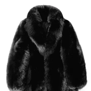 Imitation Whole Mink Coat Whole Mink Male Mink Fur Coat Plus Long