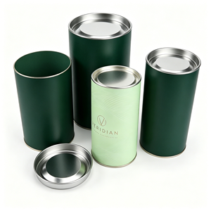 Empaque de Tubo de Cartón Personalizado para Té, Caja de Regalo Cilíndrica Redonda para Té de Hojas Sueltas, Impresión Personalizada de Fábrica OEM - Product Image 4