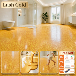 Pintura Epoxi para Pisos Autonivelante con Arena de Colores, Pintura con Efecto Mármol, Pinturas para Pisos para Interiores y Exteriores, Pintura para Casas - Product Image 3