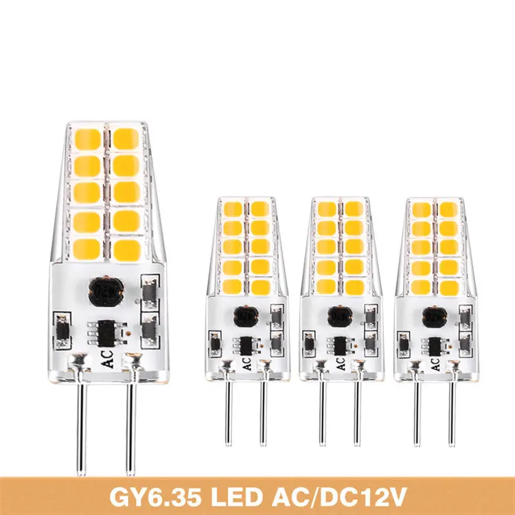 AC12V-24V LEDG4ラウンドスポットライト電球1.8W2.5W5730 15/24ledsウォームホワイトフリッカーレンジフードライトなし