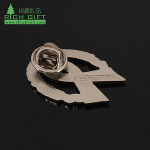 ช้อปปิ้งออนไลน์ที่ไม่ซ้ำกันทองเสร็จสิ้นตายตัดเข็มกลัดโลหะผ้าไหมสีม่วงสีชมพูสีแดงเต้านมมะเร็งริบบิ้นปกป้ายขา - Product Image 2