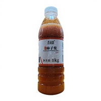 Bevroren Persimmon Puree Zoete Sap Kantoor School Familie Delen Tropisch Fruit Sap Persimmon Sap Verse Persimmon