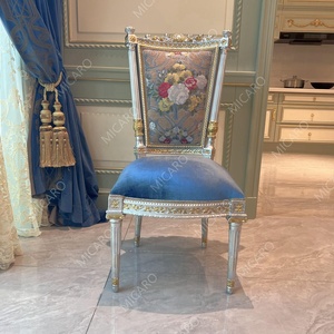<span class=keywords><strong>Table</strong></span> à <span class=keywords><strong>manger</strong></span> ronde de luxe classique française en <span class=keywords><strong>bois</strong></span> massif sculpté à la main en marqueterie de placage pour 8 personnes - Product Image 6