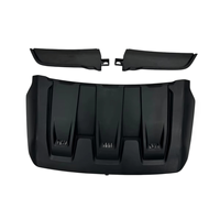 Panneau de garniture de capot en ABS noir mat, aérateur de capot, couvercle de moteur, compatible avec Ford Raptor F150 2022-2026