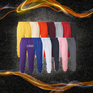 Pantalon de survêtement décontracté pour homme, marque de mode, couleur unie, devant plat, taille mi-haute, respirant, 100% polyester, cordon de serrage, nouveau printemps - Product Image 3