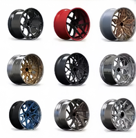 Jantes forgées sur mesure XINLAI 12000T monobloc noir or concaves pour Audi RS6 RS7 BMW M4 5x112 Jantes en alliage forgé monobloc