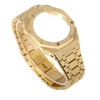 Montre de luxe en acier inoxydable 316L de haute qualité, avec boîtier modifié en métal et caoutchouc, expédition directe d'usine, pour Casio Gshock Ga2100