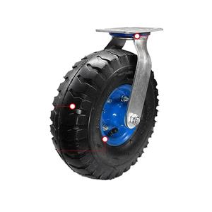 Pompe à <span class=keywords><strong>roue</strong></span> universelle <span class=keywords><strong>gonflable</strong></span> de 8 pouces 6 pouces 10 pouces Snack Wheel Roulettes de plaque de frein en caoutchouc pivotantes silencieuses pour camion de restauration - Product Image 6