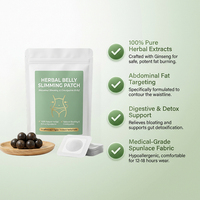Patchs Minceur Détox Naturels OEM à Marque Privée pour Brûler les Graisses des Jambes et des Bras