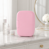 Mini-réfrigérateur de nouvelle conception, réfrigérateur à maquillage 4L pour boissons (6 canettes) et soins de la peau, petit réfrigérateur de beauté