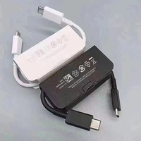 Câble de charge double type C 1M 3A, cordon de charge super rapide USB C pour Samsung S23 S22 S24 ultra F02S F12 F41