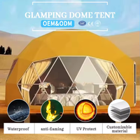 Tentes de luxe pour hôtel-resort, dômes de glamping, igloos, tentes de glamping avec salle de bain, yourtes, dômes de glamping