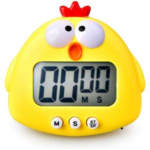 Mini <b>Bear</b> Shape Digital Eco-Friendly Kitchen Timer with Touch Control <b>Cute</b> Decorative Animal Design Made of Plastic - Product Image 1