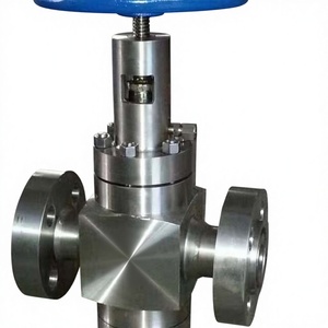 Válvula de descarga manual de alta presión tipo émbolo PT41Y/F-40C para drenaje de carcasas en conservación de agua a alta temperatura - Product Image 1