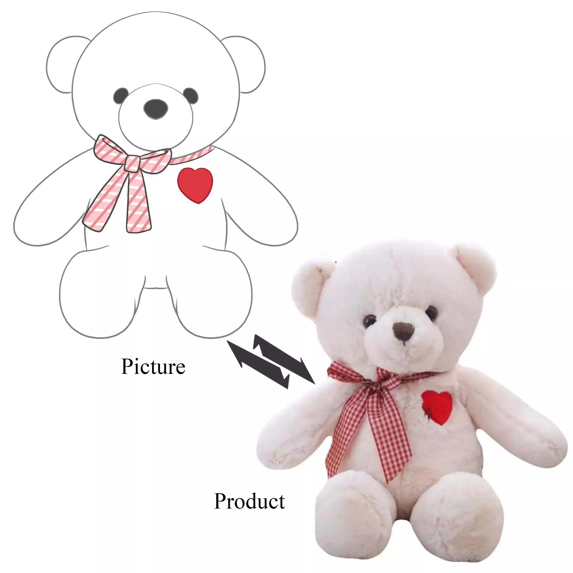 Customized cute plush toys electric plush doll animal dolls customize a variety of plush toys