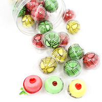 Hoge Kwaliteit Multifruit Gearomatiseerde Zachte Gummy Snoep Voetbal Spider Aardbei Mango Fles Verpakking Halal Fruitiger Smaak
