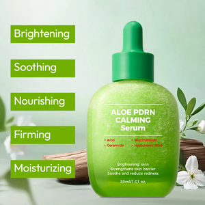 Suero Facial Hidratante y Reparador con Ácido Hialurónico Orgánico OEM, Suero de Aloe Vera y PDRN - Product Image 2