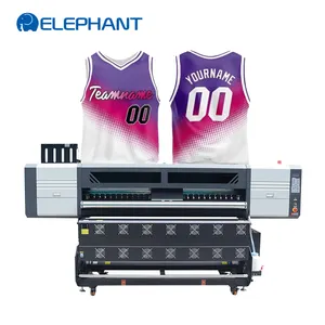 Automatic 8 pcs printhead sublimation printer machine football uniform heat transfer printing i3200 sublimation printer