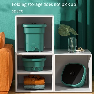 Lave-linge compact pliable 24L, portable, silencieux, avec minuterie et essorage, facile à ranger, idéal pour sous-vêtements et vêtements de bébé - Product Image 5