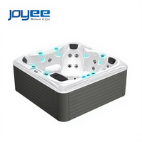 Bain à remous extérieur JOYEE pour 6 personnes, baignoire SPA en acrylique contrôlée par Balboa, fabricant chinois