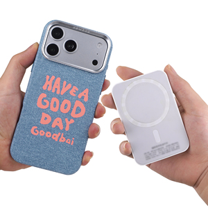 เคสโทรศัพท์แบบไร้สาย TPU+PC ผิวสัมผัสหนัง สำหรับ 17 Pro Max ดีไซน์กรอบกล้องขนาดใหญ่ พร้อมปุ่มเสียงโลหะ - Product Image 5