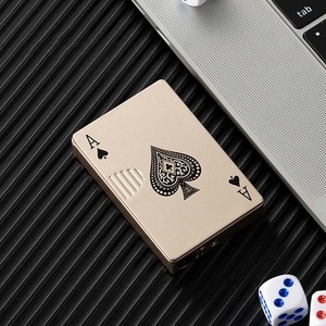<span class=keywords><strong>Accendino</strong></span> a Torcia Mini <span class=keywords><strong>Personalizzato</strong></span> con Logo, Antivento, a Gas Butano, in Metallo, a Forma di Carte da Poker, Ricaricabile, per <span class=keywords><strong>Regalo</strong></span> di Natale - Product Image 3