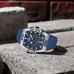 <span class=keywords><strong>Reloj</strong></span> Cronógrafo Multifuncional NAVIFORCE 6113 para Hombre, <span class=keywords><strong>Manecillas</strong></span> Luminosas, Calendario, Segundero Continuo, Resistente al Agua 5ATM, Correa de Silicona - Product Image 2