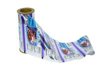 Papier d'aluminium coloré en rouleau au prix d'usine pour chewing-gum, chocolat, beurre, cube de bouillon, feuille laminée