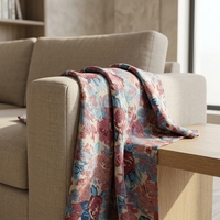 Tissu Jacquard en Polyester et Coton pour Housses de Canapé, Nappes, Rideaux, Sacs, Vêtements, Textile de Maison