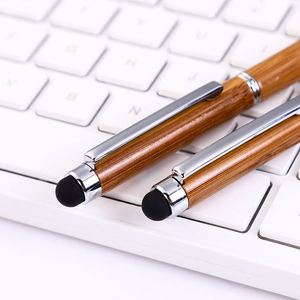Sandalwood & <b>Bamboo</b> Wooden Ballpoint Pen Touch <b>Screen</b> & Capacitive Pen Medium Oil Logo Engraved Advertising Gift Stock Available - Product Image 3