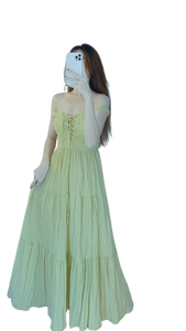 ชุดเดรสสไตล์นอร์เอมีน สำหรับฤดูร้อน สวมใส่สบาย คุณภาพสูง ผ้าลินิน 100% ผลิตตามแบบ ODM ซักได้ บรรจุภัณฑ์ถุงพลาสติกอย่างดี ผลิตจากโรงงานในเวียดนาม - Product Image 6