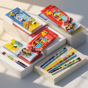 pokemon Pencil <b>Set</b> 8 PCS B Lead Random Korean Kids Graphite <b>Writing</b> Pencils Stationery School Anime Cartoon Wholesale - Product Image 1